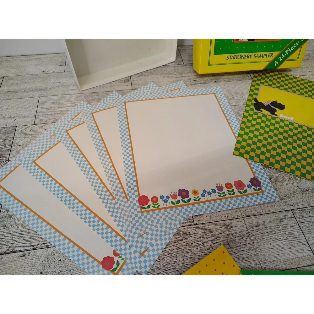 Current Stationery Sampler Set Vintage‎ Note Cards Envelopes Paper Retro